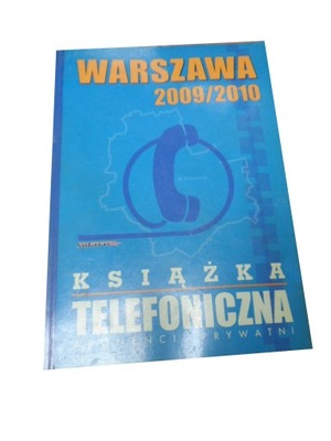 Warszawa 209/2010 Książka telefoniczna