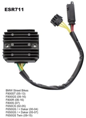 ELECTROSPORT REGULATORIUS ĮTAMPOS BMW F650 (02-07), F800ST, GS,R,S (07-12) () 