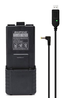 Bateria Do Baofeng UV-5R 3800 mAh (BL-5L) + kabel do ładowania