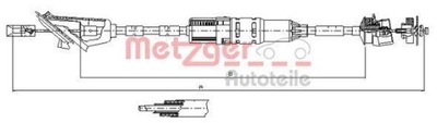 METZGER 11.3215 CIĘGŁO, УПРАВЛЕНИЕ СЦЕПЛЕНИЕМ