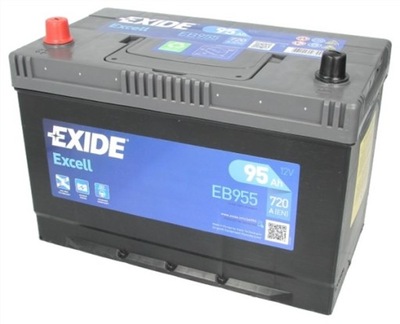 АКУМУЛЯТОР EXIDE EXCELL 95AH 720A EB955 95 AH DOSTAWA ЗАМІНА МИКОЛАЇВ