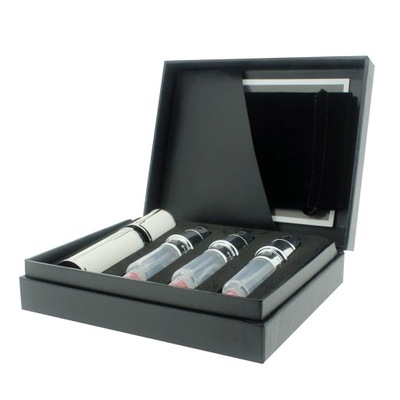 Travalo Milano Set White Atomizer z 3 wkładami