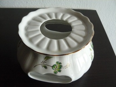 PORCELANOWA PODSTAWA PODGRZEWACZ POD DZBANEK