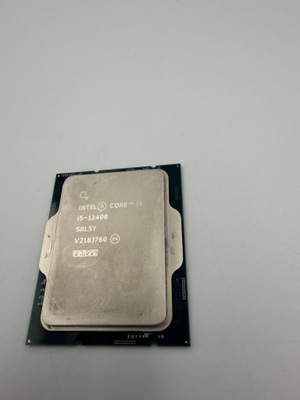 USZKODZONY Procesor Intel i5-12400 6 x 2,5 GHz gen. 12
