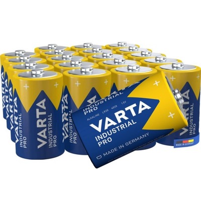 20x BATERIE VARTA INDUSTRIAL LR20 R20 D