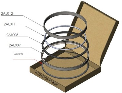 KOMPLEKTAS MONTAVIMO FILTRO DPF TINKA DO: DAF XF 