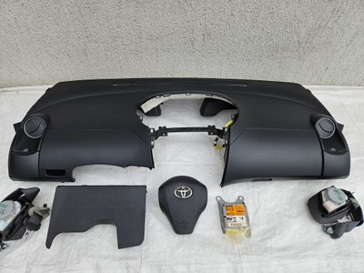 TORPEDA CONSOLA AIRBAG CORREAS SENSOR SRS TOYOTA YARIS II RESTYLING 5D JAPONIA !!!  