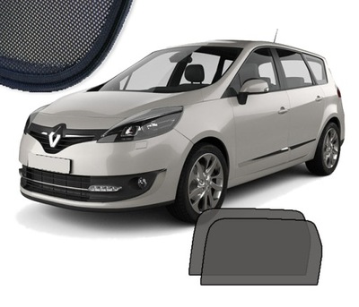 CORTINAS PARA RENAULT GRAND SCENIC 3 3 2009-2016  