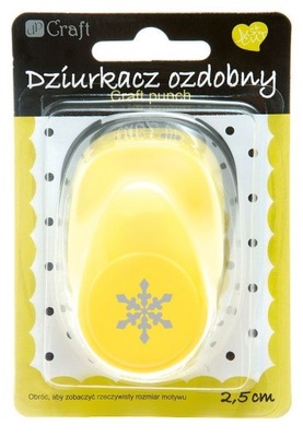 Dziurkacz ozdobny Śnieżynka - DpCraft - 2,5 cm