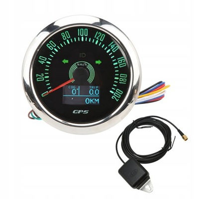 TACHOMETRAS GPS 3 W 1 200 MPH 85 MM 9-32 V 7 