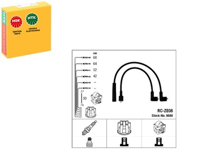 Ngk дроти запалювання mazda 121 i 1.1 da фото №1