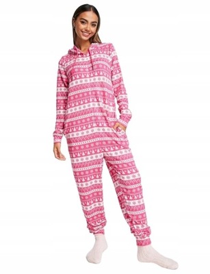 kombinezon onesie piżama norweski świąteczny 32/34