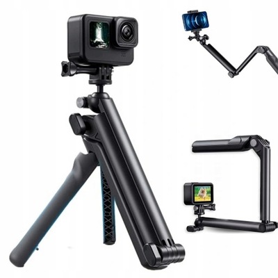 Statyw Selfie Stick 3-Way do Kamer GoPro Telefonu