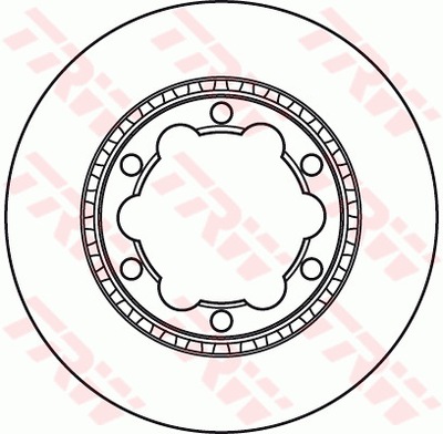 DISC BRAKE VW CRAFTER 06- TRW DF4919S DISC BRAKE  