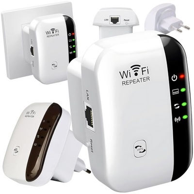 Wzmacniacz sygnału Wi-FI Mocny Repeater Access Point Router 300 Mb/s 2.4GHz