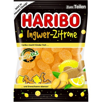 Haribo Żelki imbirowo-cytrynowe 160g z Niemiec