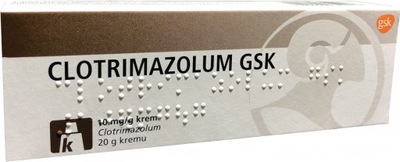 Clotrimazolum GSK krem przeciwgrzybiczy 1% 20 g