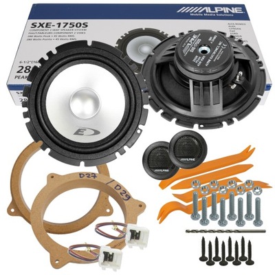 ALPINE ALTAVOCES NISSAN ALMERA PRIMERA JUKE MICRA  