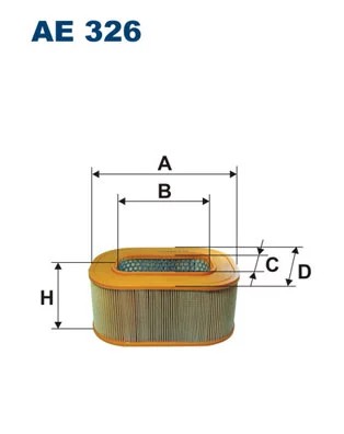 AE326 ФІЛЬТР ПОВІТРЯ