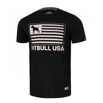Koszulka Pit Bull Pitbull USA Czarna S