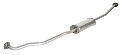 Nissan note e11 1.4 16v 07- гасник середній труба фото №1