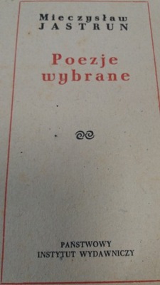 Jastrun POEZJE WYBRANE