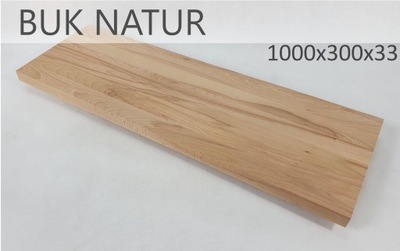 Stopnie buk natur lite 1000x300x33