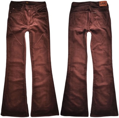LEE spodnie CORDUROY jeans BREESE _ W28 L33