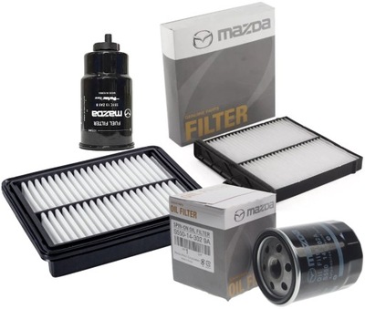 Набор фильтров mazda 2 dj 1.5d оригинал фото №1