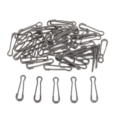 50 Pieces Fishing Snaps Swivels Baits Clip Carp