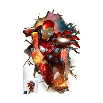 NAKLEJKA NA ŚCIANĘ AVENGERS IRON MAN XXL