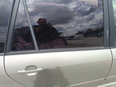 Молдинг прокладка дверь правая  задний toyota corolla verso 01-04 фото №1