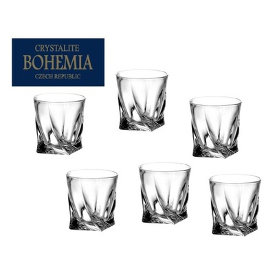 KIELISZKI DO WÓDKI BOHEMIA QUADRO 55 ML 6 SZT