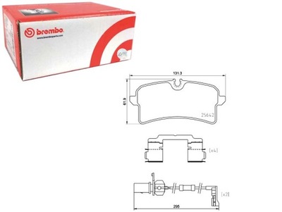 КОЛОДКИ ТОРМОЗНЫЕ AUDI A4 8W2 8WC B9 05 15- AUDI A4 AVANT 8W5 8WD B9