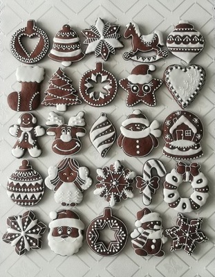 PIERNIKI PIERNICZKI ŚWIĄTECZNE NA CHOINKĘ