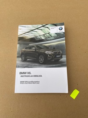 BMW X6 F16 MANUAL MANTENIMIENTO LIBRO LENGUA POLACO NUEVO  