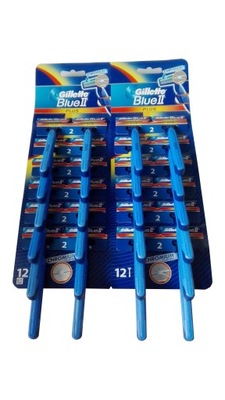 Gillette jednorazówka Blue II PLUS Plansza 24 szt