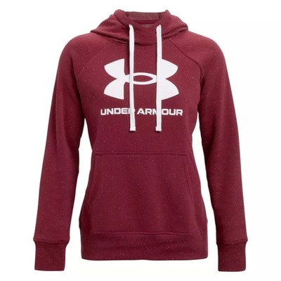 BLUZA UNDER ARMOUR RIVAL FLEECE HOODIE WOMEN RED XS