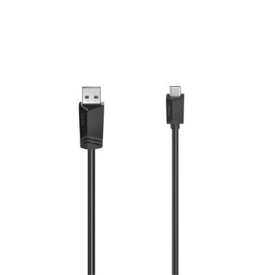 Hama KABEL USB - USB-C 1,5m Slim Line