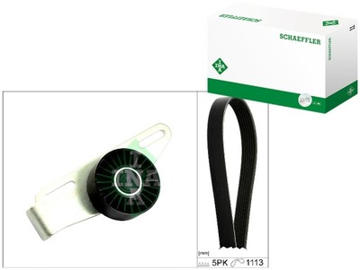 Набір ремені багаторучейкових з ролики dacia dokker dokker express фото №1