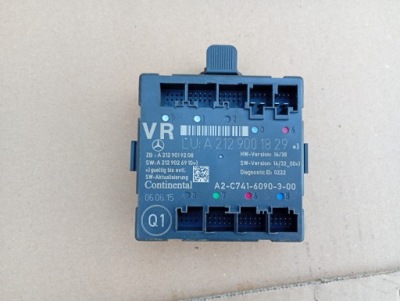 Модуль управление дверь правый перед передний mercedes w212 lift a2129019208 фото №1