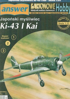 Answer Japoński myśliwiec Ki-43 I Kai
