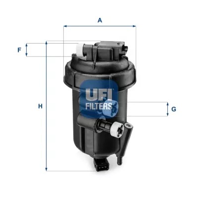 UFI 55.108.00 ФІЛЬТР ПАЛИВА