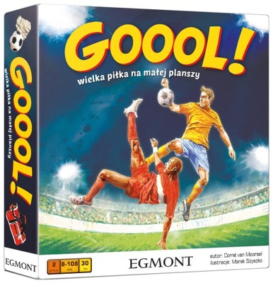 Goool! Gra planszowa dla dzieci 6+ piłka nożna futbol gol prezent dla fana