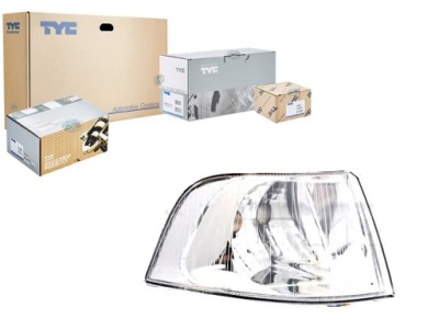 Лампа поворотник chromowy/przezroczysty volv фото №1