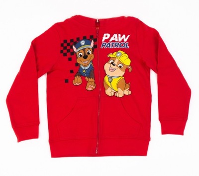 BLUZA PSI PATROL CUDNA CHASE RUBBLE ORYGINAL PAW PATROL KAPTUR LICENCJA 116