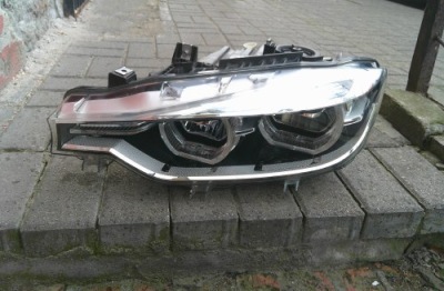 Bmw f30 f31 lci lift 2015-2018 full led 7498945-01 левая лампа передняя фото №1