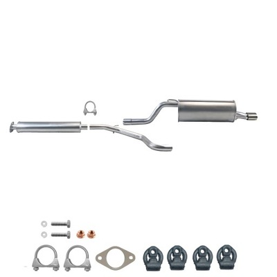 Набор глушителей alfa romeo mito 08/2008- 1,4tjet фото №1