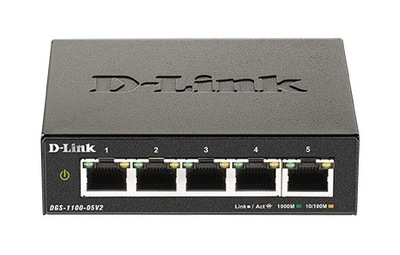 D-LINK Przełącznik SMART DGS-1100-05V2 5xGE