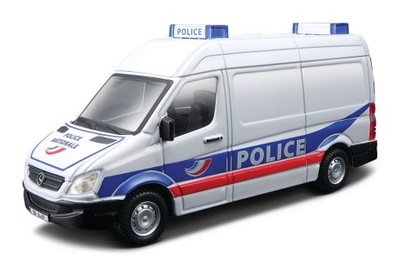 AUTO POLICJA MERCEDES BENZ SPRINTER 1:50 BBURAGO